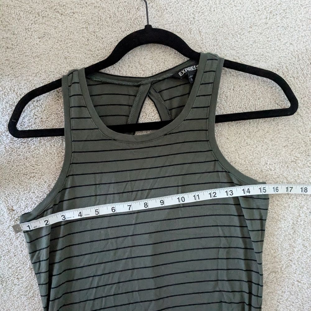 Express Striped Keyhole Maxi Dress XS - Picture 6 of 7